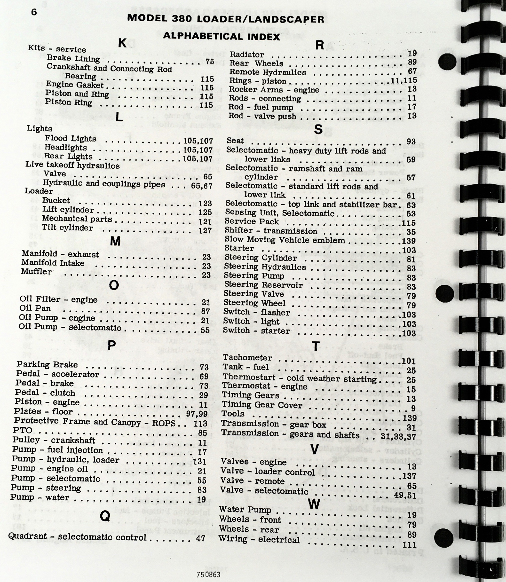 Case 380 380Ll Loader Landscaper Tractor Backhoe Operators Parts Service Manual - Image 6