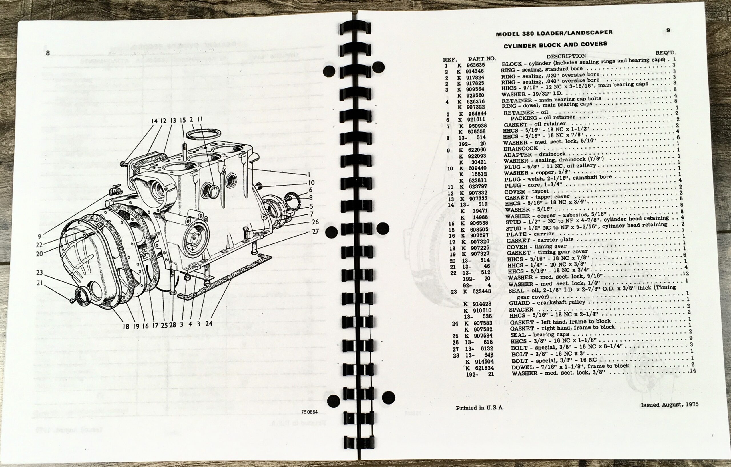 Case 380 380Ll Loader Landscaper Tractor Backhoe Operators Parts Service Manual - Image 15