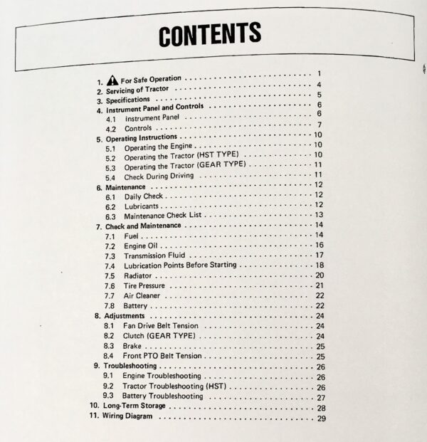 Kubota G4200H Tractor Operators Owners Manual Parts Catalog Set - Image 4