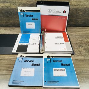 International 464 Gas Tractor Service Parts Manual Set Of 6 Repair C-175 Ih