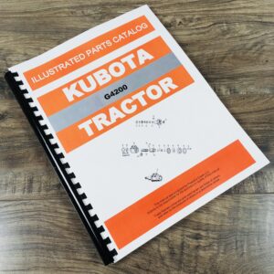 Kubota G4200 Tractor Parts Assembly Manual Catalog Exploded Views Numbers