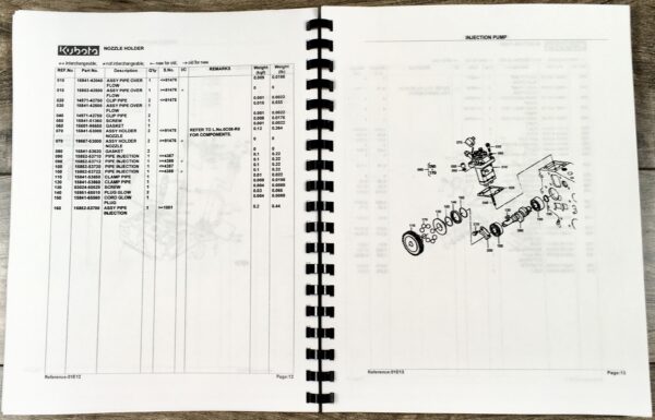 Kubota G4200H Tractor Operators Owners Manual Parts Catalog Set - Image 7