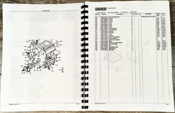 Kubota G3200 Tractor Parts Assembly Manual Catalog Exploded Views Numbers - Image 7
