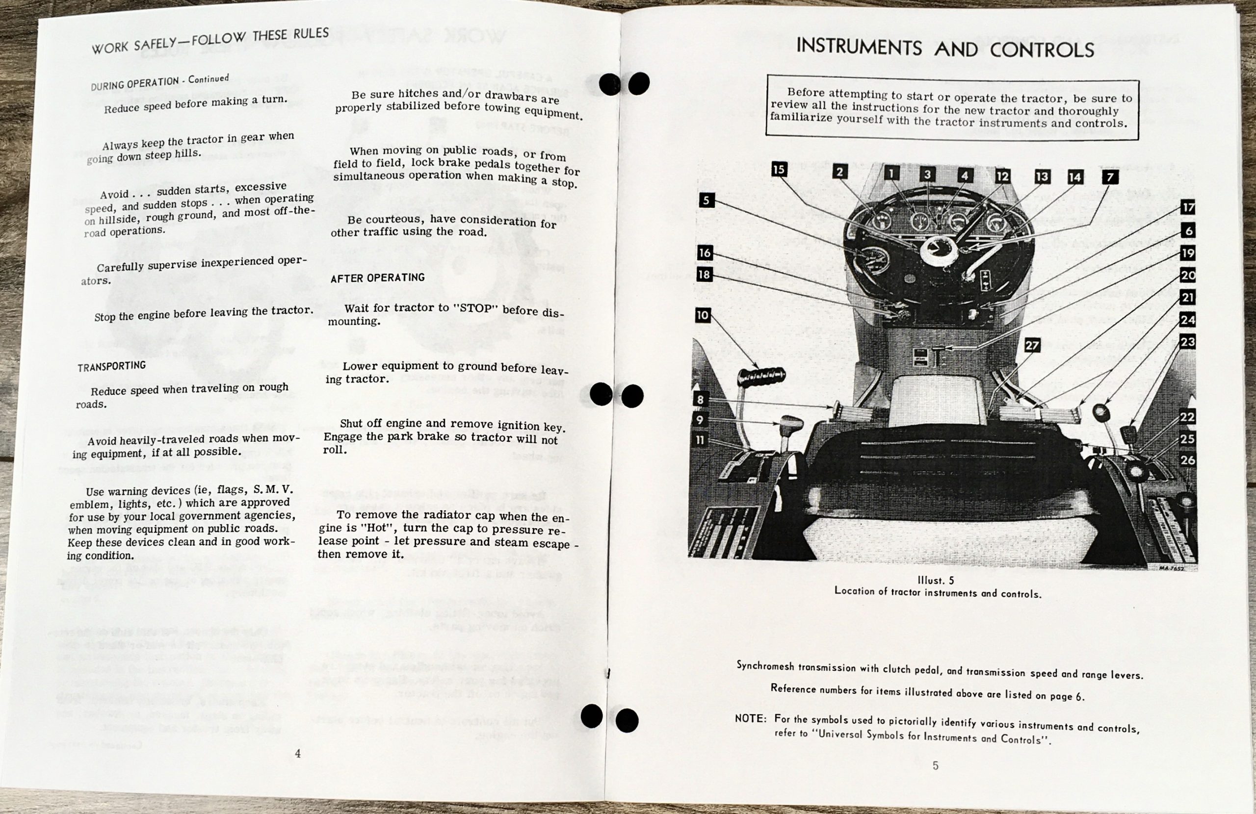 International Harvester 464 Tractor Operators Owners Manual Maintenance - Image 3
