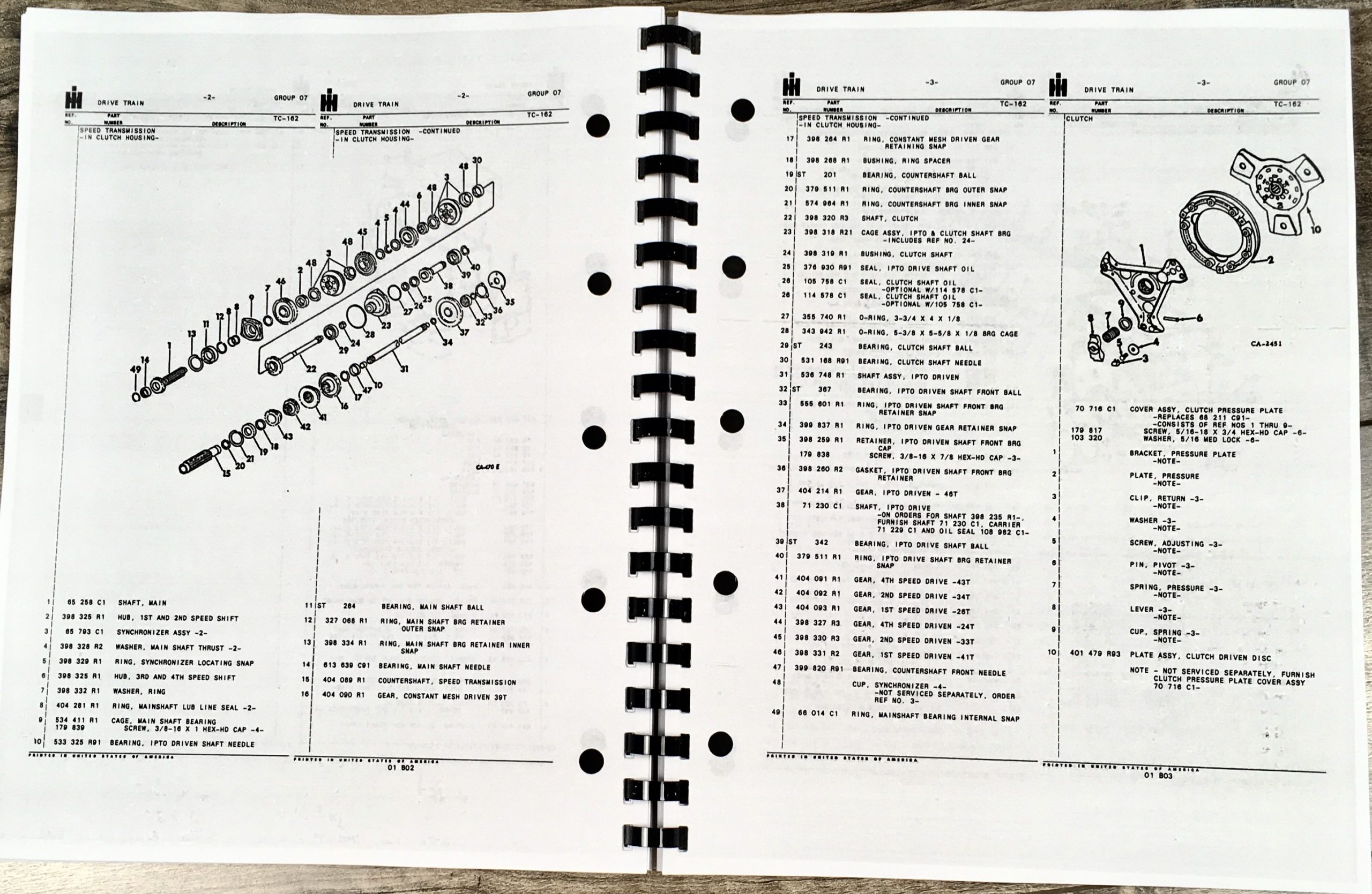 International 464 Gas Tractor Service Parts Operators Manual Engine Chassis Set - Image 19