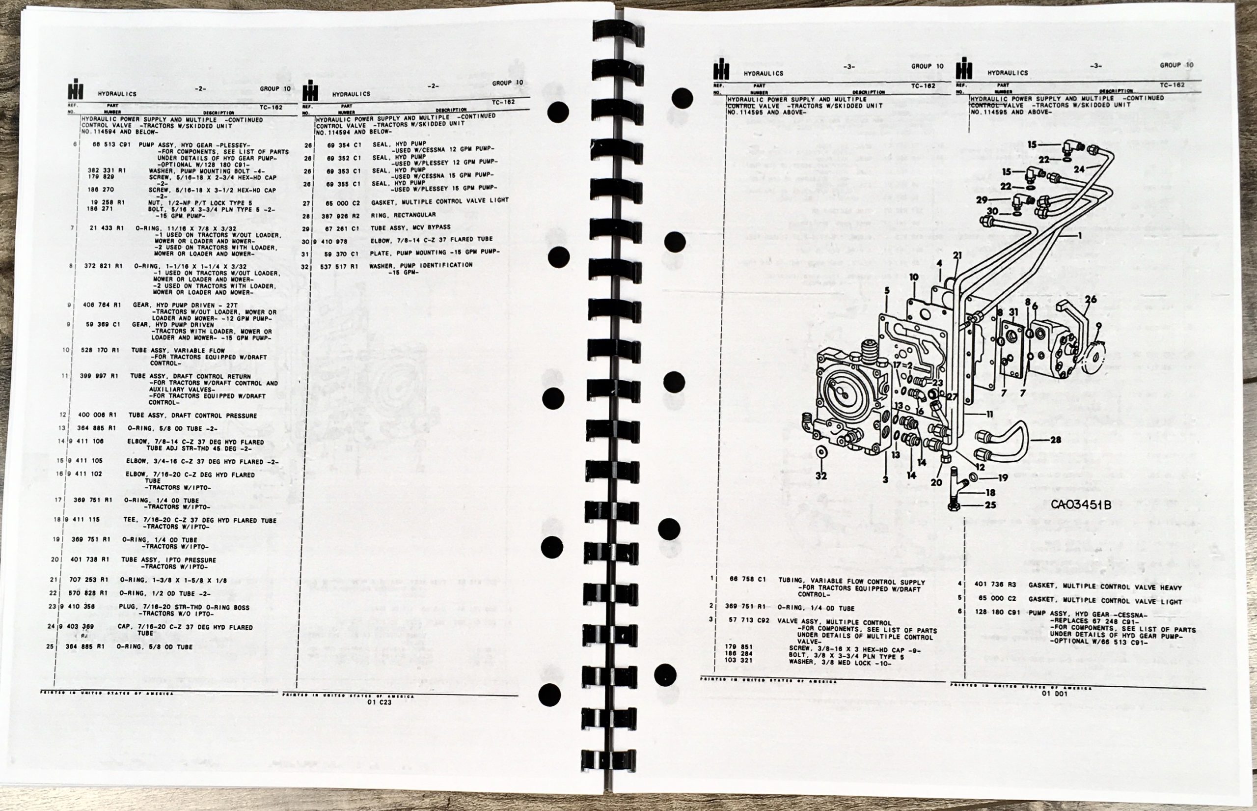 International 464 Gas Tractor Service Parts Operators Manual Engine Chassis Set - Image 16