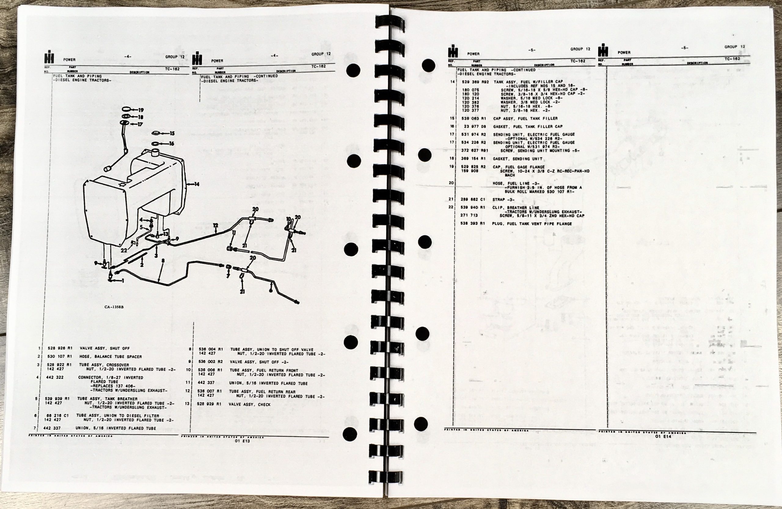 International 464 Gas Tractor Service Parts Operators Manual Engine Chassis Set - Image 15