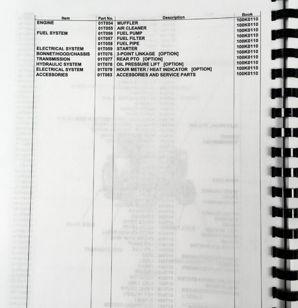 Kubota G3200 Tractor Operators Owners Manual Parts Catalog Set Assembly Book - Image 4