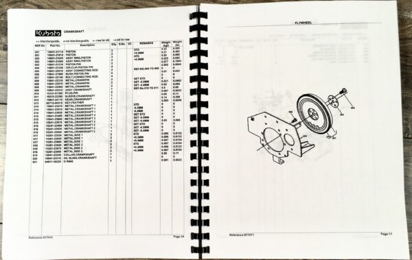 Kubota G3200 Tractor Operators Owners Manual Parts Catalog Set Assembly Book - Image 6