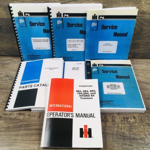 Farmall International 684 Tractor Service Parts Operators Manual Set Shop Book