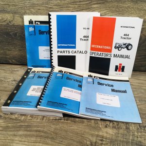International 464 Gas Tractor Service Parts Operators Manual Engine Chassis Set