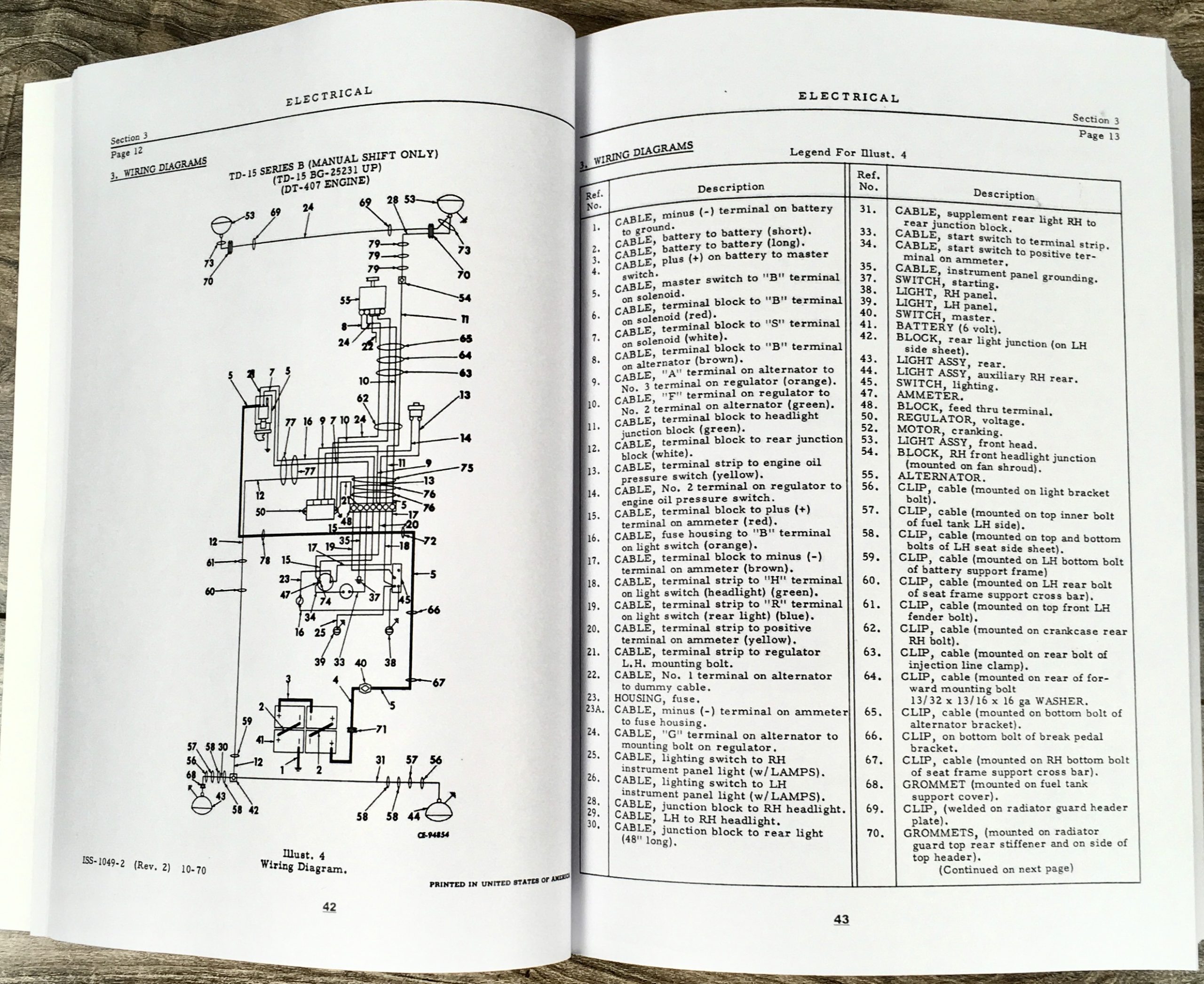 International 175B Crawler Loader Tractor Service Parts Operators Manual Set - Image 26