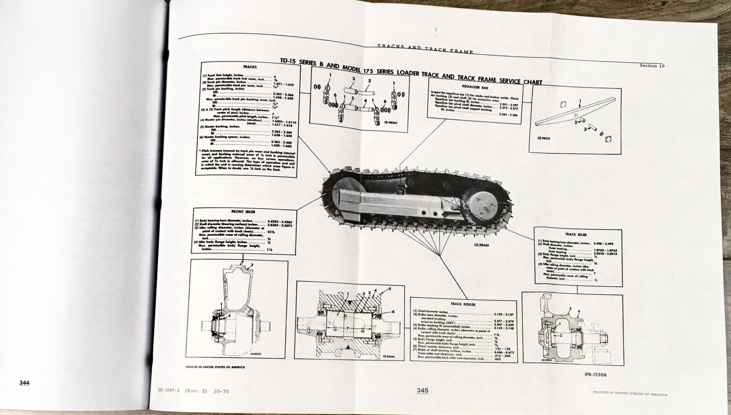 International 175B Crawler Loader Tractor Service Parts Operators Manual Set - Image 23