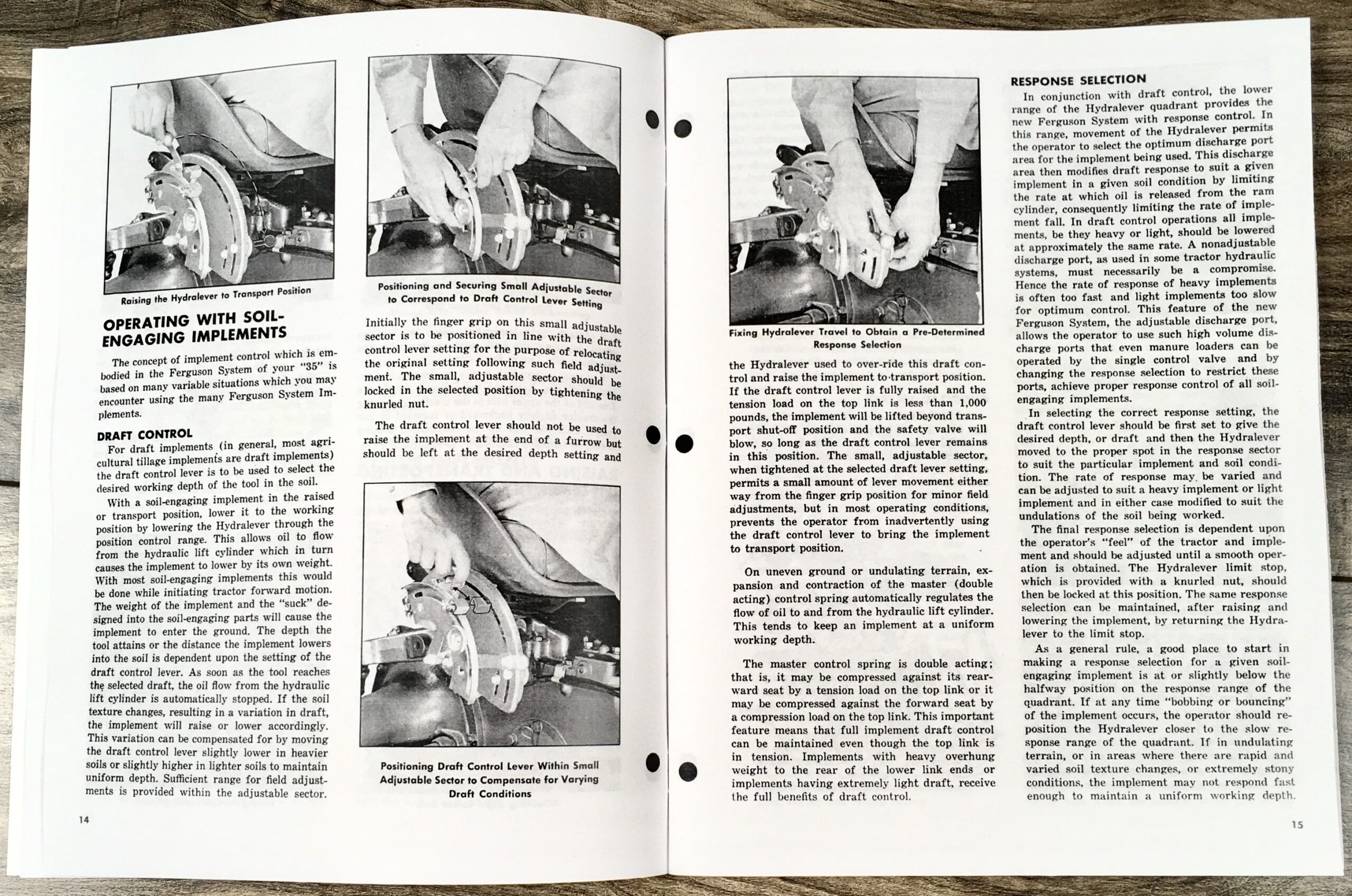 Massey Ferguson To35 Gas Tractor Operators Parts Manual Catalog Set To-35 - Image 14