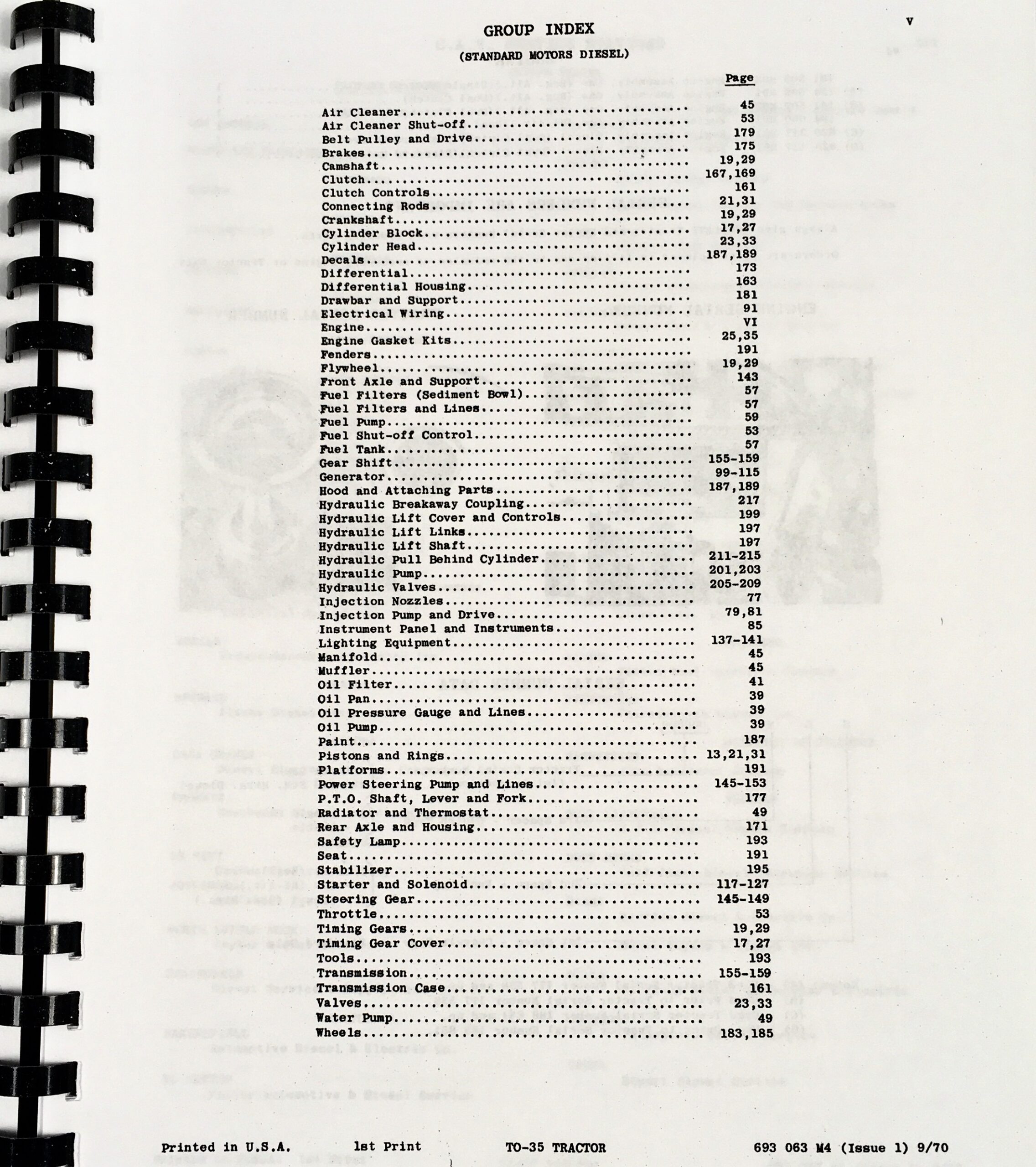 Massey Ferguson To35 Gas Tractor Operators Parts Manual Catalog Set To-35 - Image 3