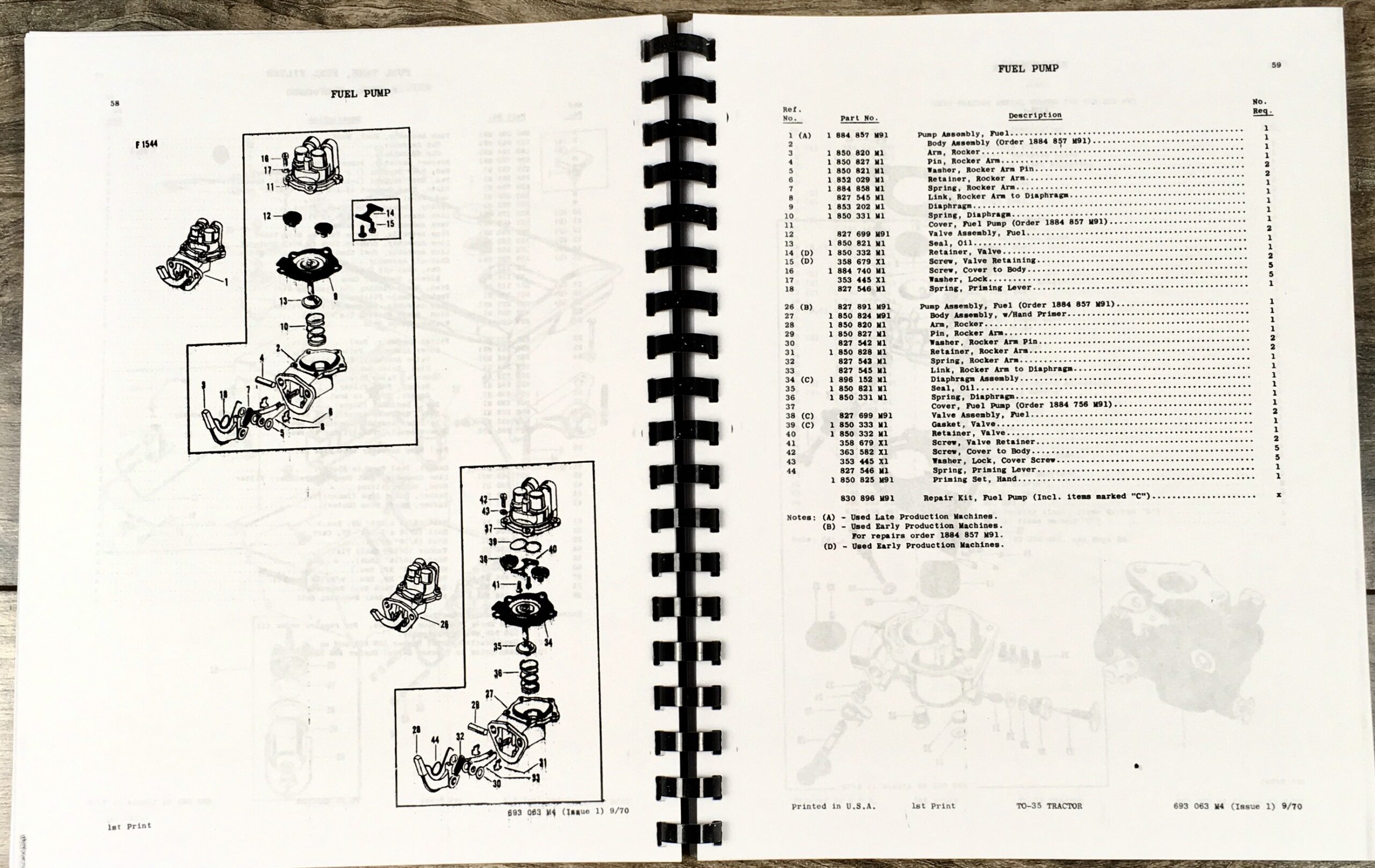 Massey Ferguson To35 Gas Tractor Operators Parts Manual Catalog Set To-35 - Image 10