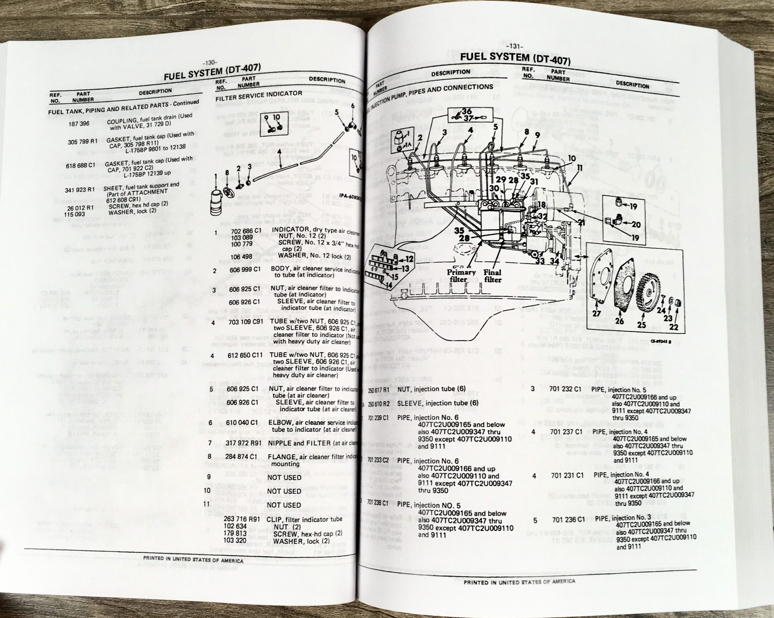 International 175B Crawler Loader Tractor Service Parts Operators Manual Set 175 - Image 10
