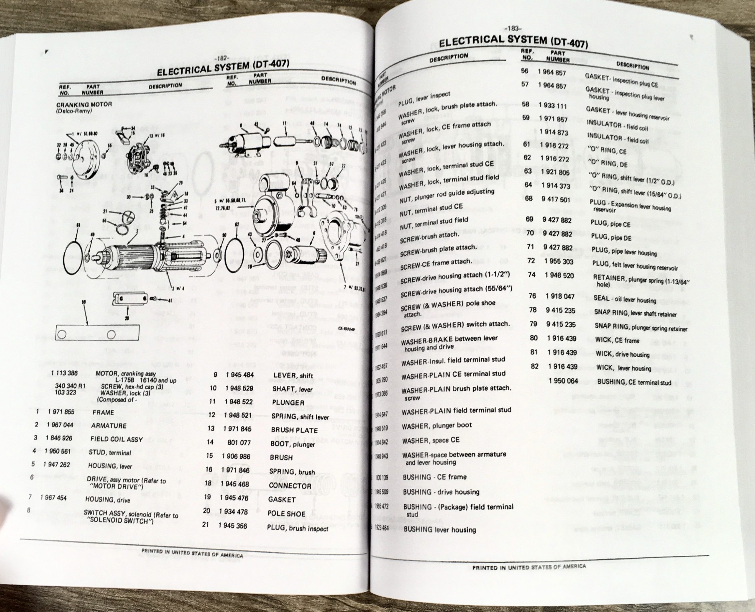 International 175B Crawler Loader Tractor Service Parts Operators Manual Set 175 - Image 9