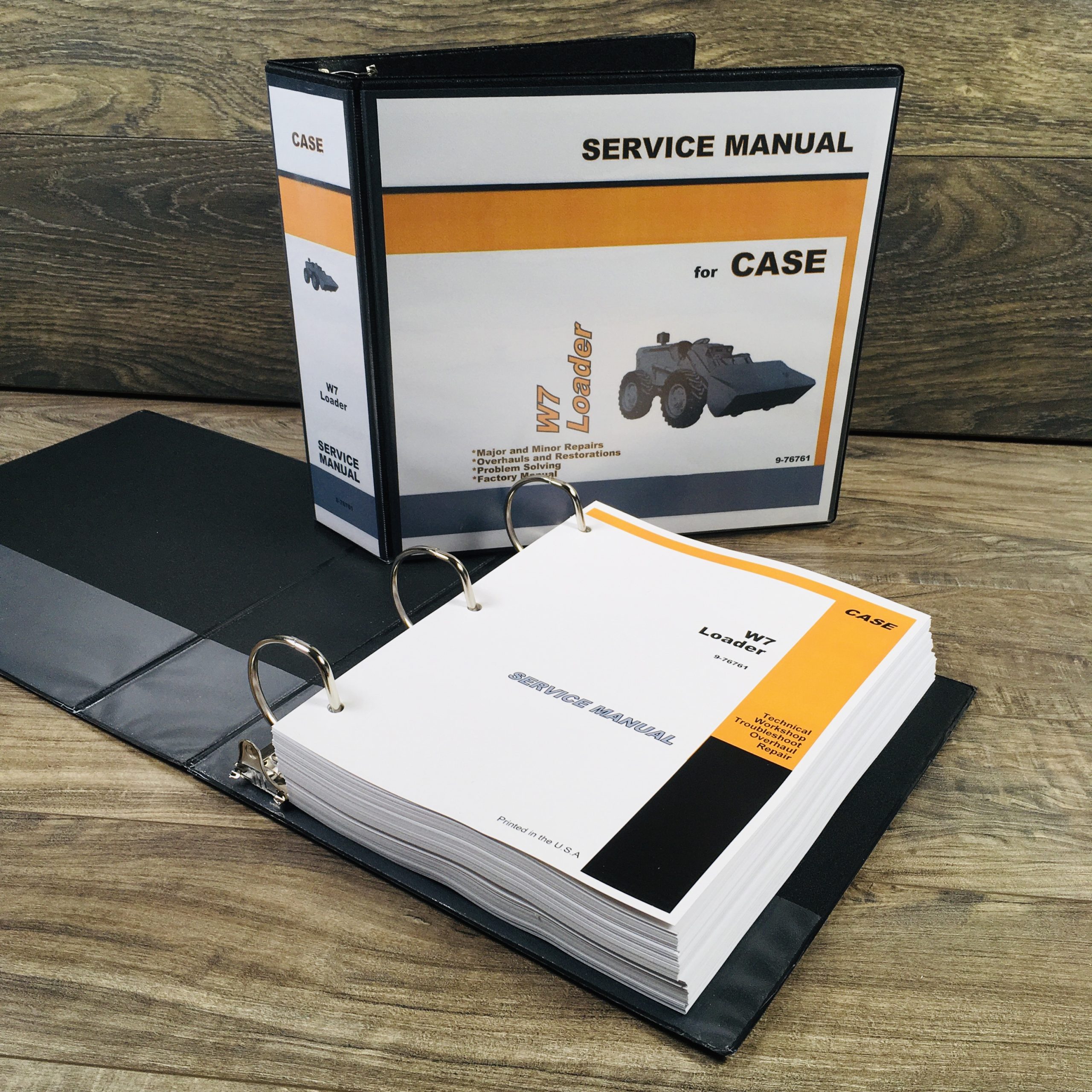 Case W7 4X4 4Wd Wheel Loader Backhoe Service Repair Manual Technical Shop Book