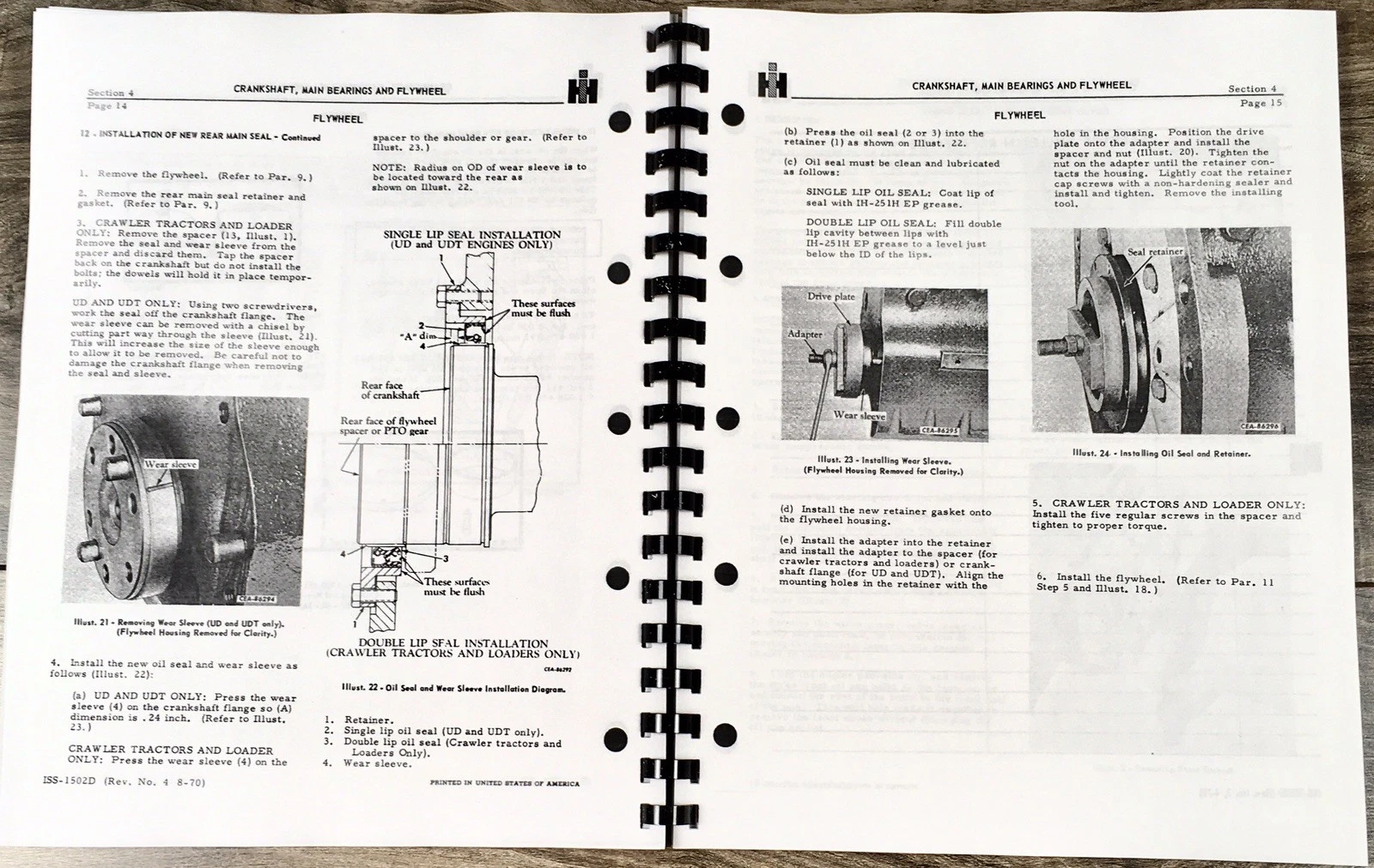 International 175B Crawler Loader Tractor Service Parts Operators Manual Set 175 - Image 17