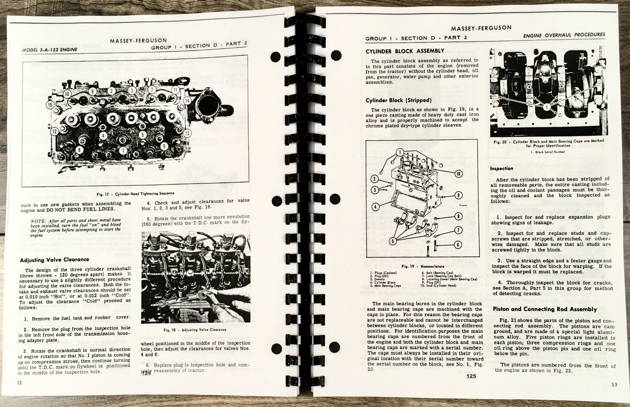 Set Massey Ferguson Mf-35 Diesel Tractor Service Operator Parts Manual Repair - Image 17