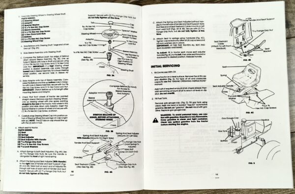 Ford Yt 16 Yard Tractor Lawn Mower Garden Operators Owner Manual Model 09Gn2151 - Image 3