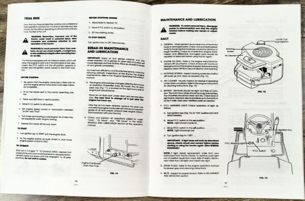 Ford Yt 16 Yard Tractor Lawn Mower Garden Operators Owner Manual Model 09Gn2151 - Image 4