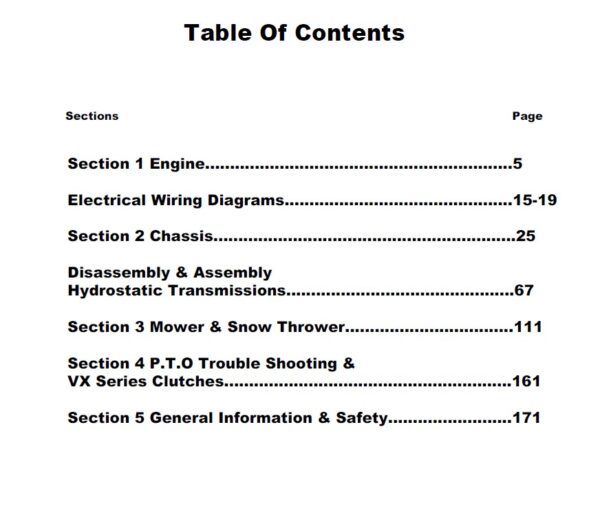 Cub Cadet 1715 1720 Lawn Garden Tractor Service Manual Repair Shop Technical - Image 3