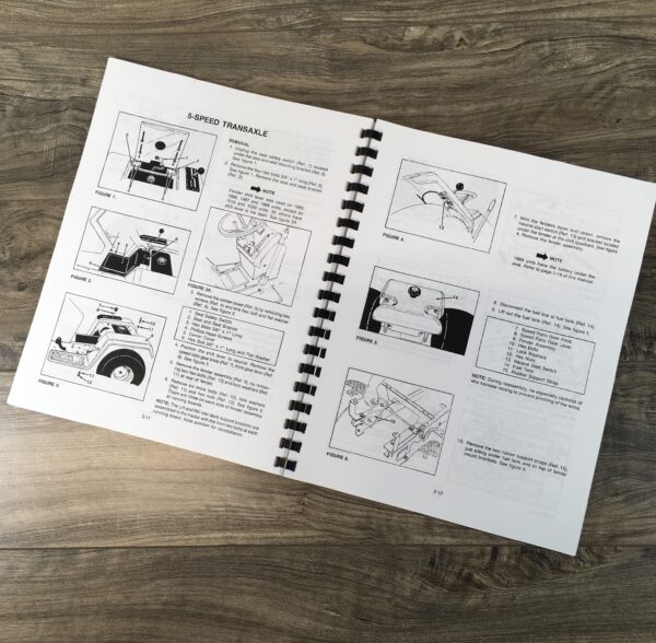 Cub Cadet 1715 1720 Lawn Garden Tractor Service Manual Repair Shop Technical - Image 8