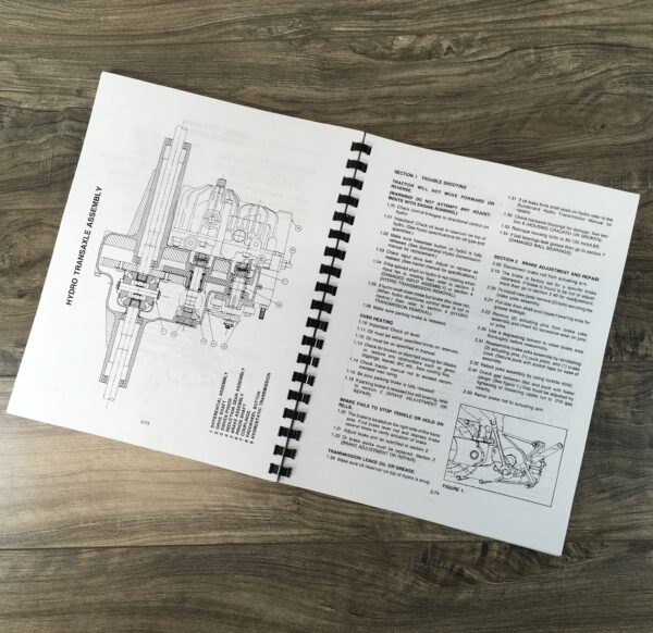 Cub Cadet 1715 1720 Lawn Garden Tractor Service Manual Repair Shop Technical - Image 6