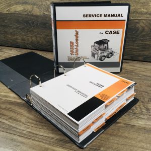 Case 1835B Uni-Loader Service Manual Technical Repair Shop Book Overhaul Binder