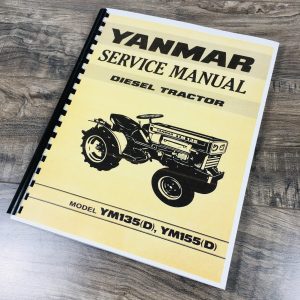 Yanmar YM135 YM1335D YM155 YM155D Tractor Service Manual Repair Shop Technical