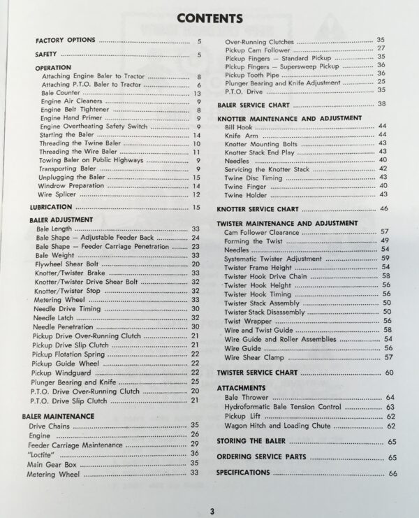 Set Sperry New Holland Hayliner Nh 273 Baler Owner Operator Parts Manual Catalog - Image 2