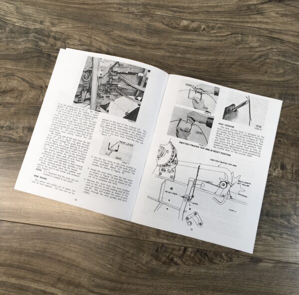 Set Sperry New Holland Hayliner Nh 273 Baler Owner Operator Parts Manual Catalog - Image 9