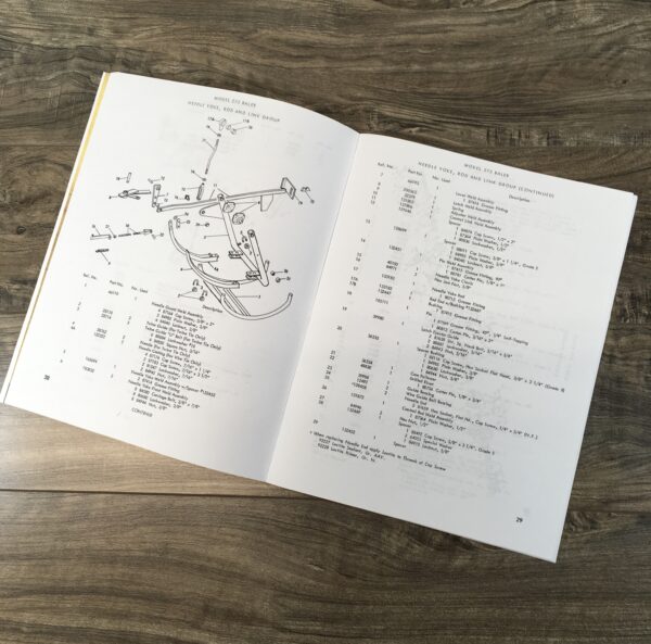 Set Sperry New Holland Hayliner Nh 273 Baler Owner Operator Parts Manual Catalog - Image 6