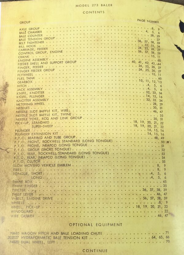 Set Sperry New Holland Hayliner Nh 273 Baler Owner Operator Parts Manual Catalog - Image 3