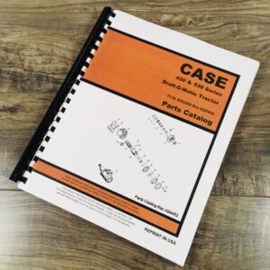 Case 430 530 Draft-O-Matic Tractor Parts Manual Catalog Pin 8262800 Thru 8297800