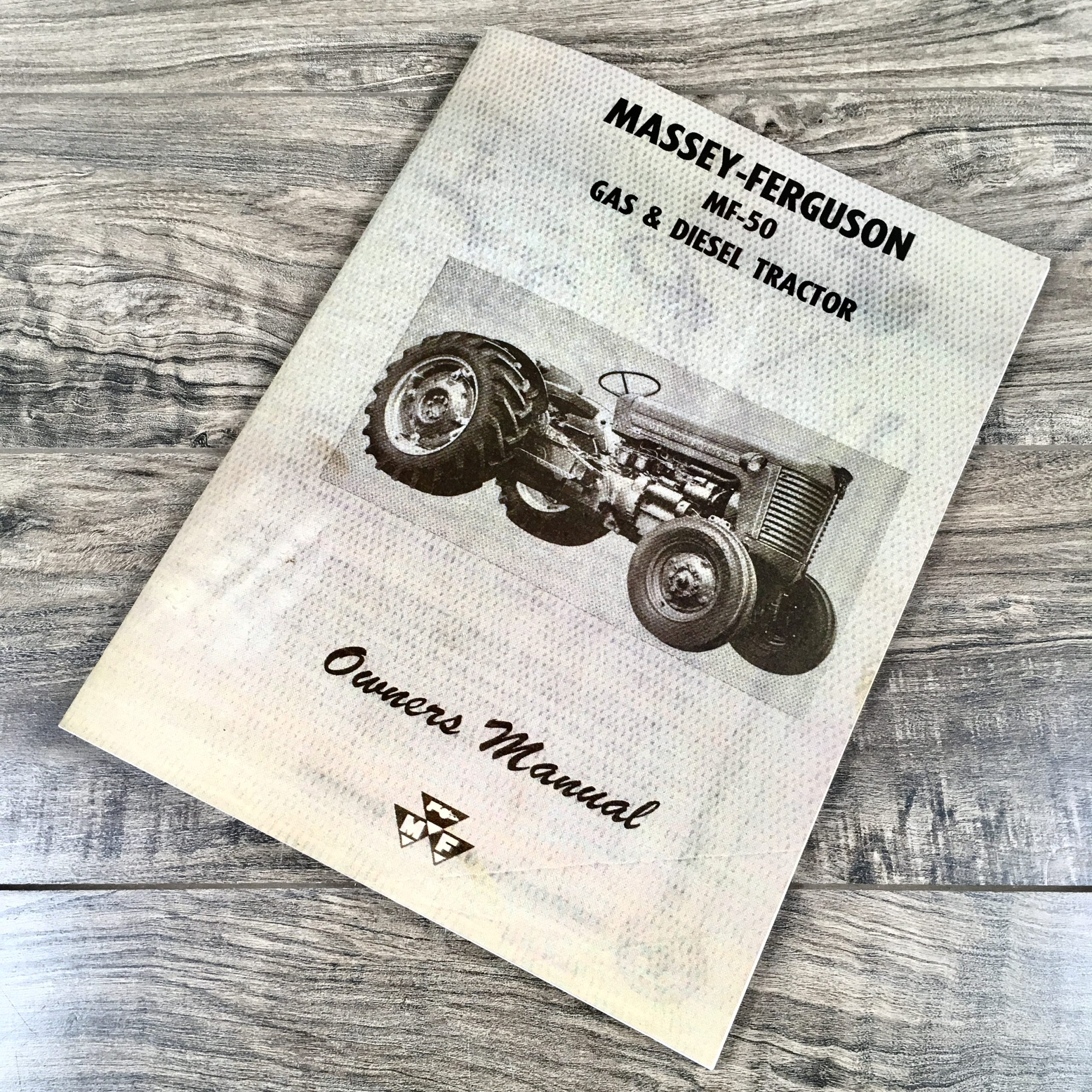 Massey Ferguson Mf-50 Tractor Owners Operators Manual Maintenance Gas Diesel