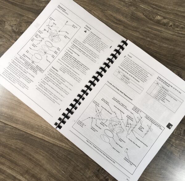Kohler Magnum M8 M10 M12 M14 M16 Single Cylinder Gas Engine Service Manual Book - Image 5