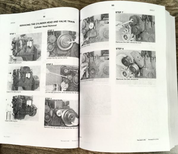 Case 621 Articulated Wheel Loader Service Repair Manual Shop Book Payloader - Image 5