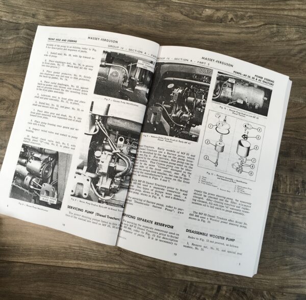 Massey Ferguson Mf 65 Tractor Service Manual Technical Repair Shop Workshop - Image 4
