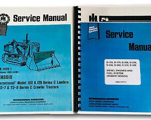 Set International Dresser 100 Series C 100C Crawler Loader Service Repair Manual
