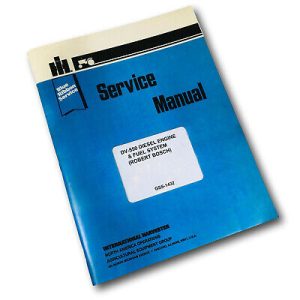 International Dv-550 Engine Service Manual Technical Specs Fuel Repair Overhaul