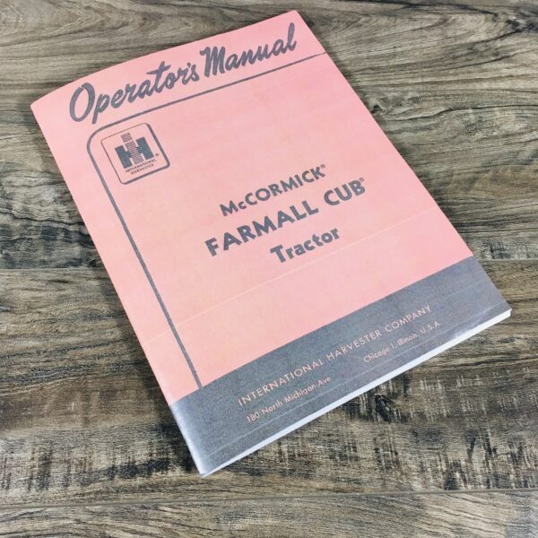 Farmall Cub Ih Tractor Manual Set Operators Service Repair Maintenance Parts - Image 19