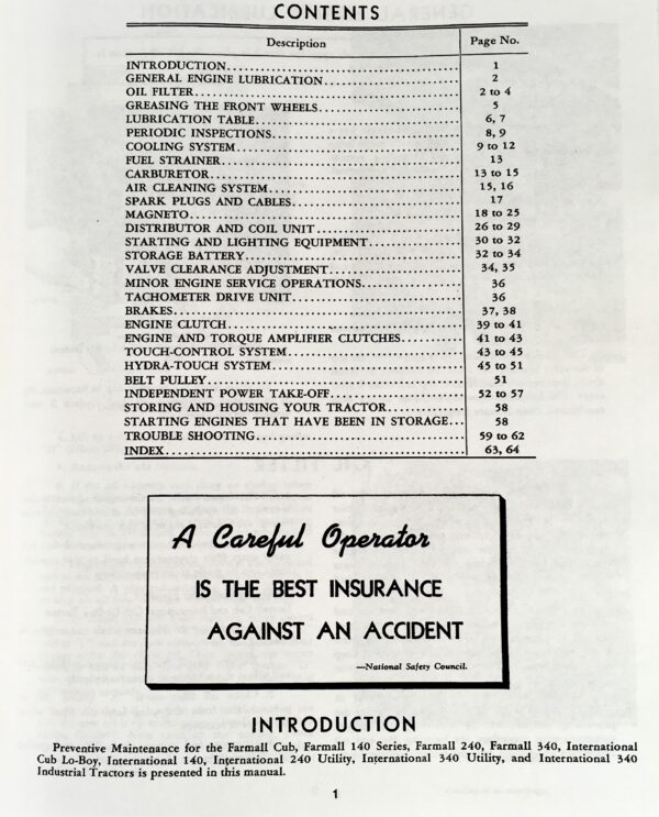 Farmall Cub Ih Tractor Manual Set Operators Service Repair Maintenance Parts - Image 26
