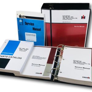 International 886 Tractor Service Parts Manual Set D-360 Engine S/N 14471 & Down