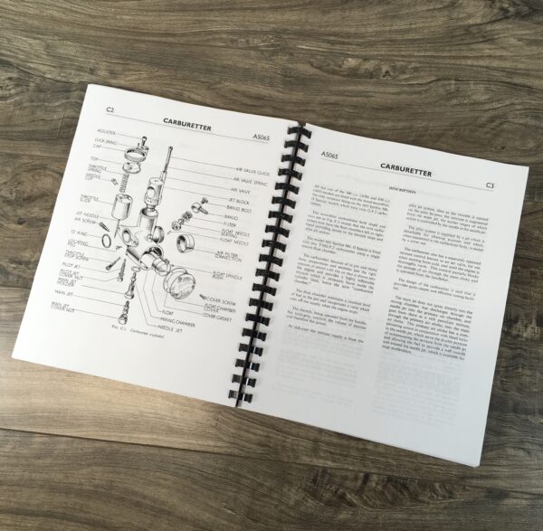 Bsa A65 Thunderbolt Motorcycle Service Repair Workshop Manual Construction Twins - Image 7