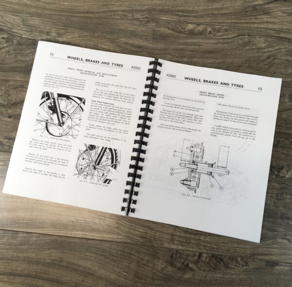 Bsa A65 Thunderbolt Motorcycle Service Repair Workshop Manual Construction Twins - Image 6