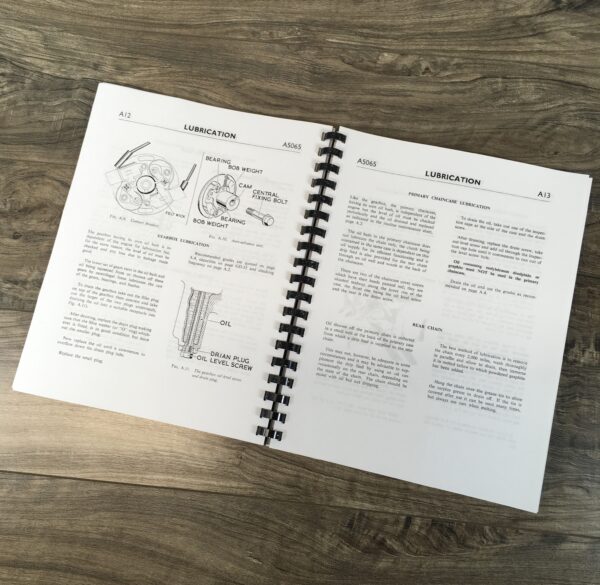 Bsa A65 Thunderbolt Motorcycle Service Repair Workshop Manual Construction Twins - Image 5