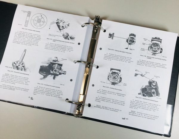 Farmall International 856 Diesel Tractor Service Parts Operators Manual Set D407 - Image 12
